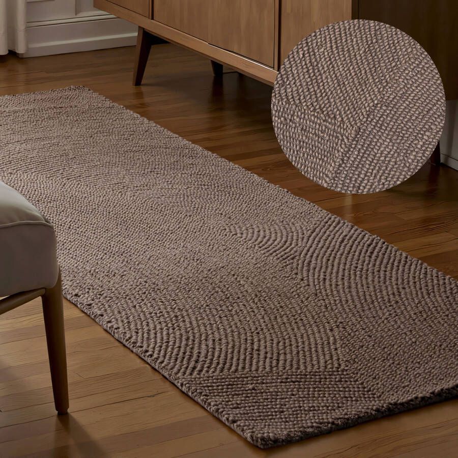 HANSE Home Wollen kleed ELENI Handgetuft wol natuur woonkamer slaapkamer scandinavisch hygge