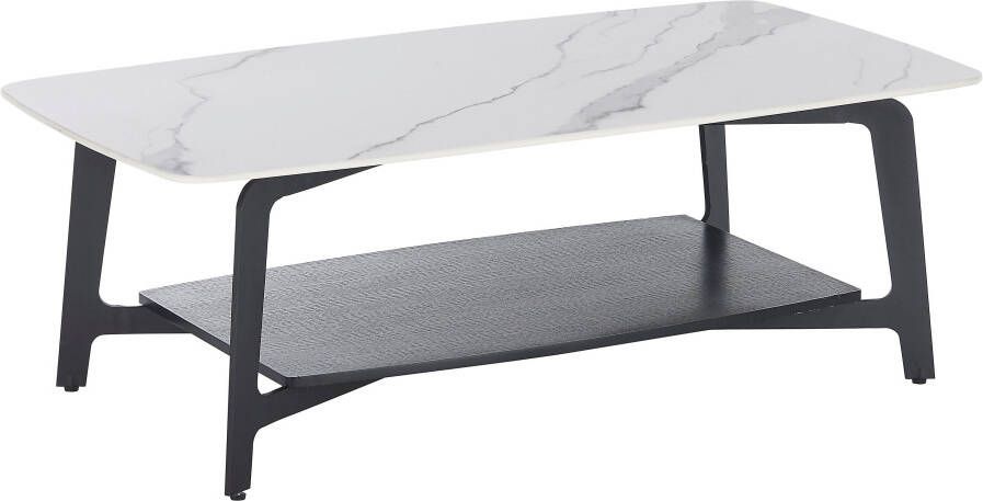OTTO Stolkom Salontafel ISA 130 cm keramiek wit gemarmerd