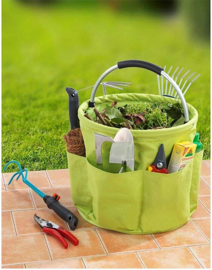 Maximex Draagmand voor tuingereedschap XL groen