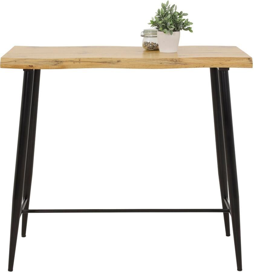 HELA Bartafel Gabi Boomstamtafel 120 cm breed Industrial design wildeiken of grijs