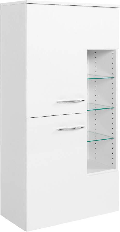 HELD MÖBEL Halfhoge kast Florida Breedte 65 cm met hoogglanzende fronten