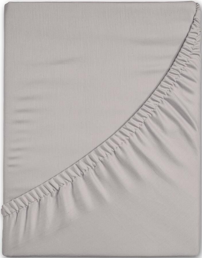 Hip Hoeslaken in mt. 90x200 140x200 of 180x200 cm 100% katoen mako-satijn rondom elastiek tot 25 cm hoogte (1 stuk)