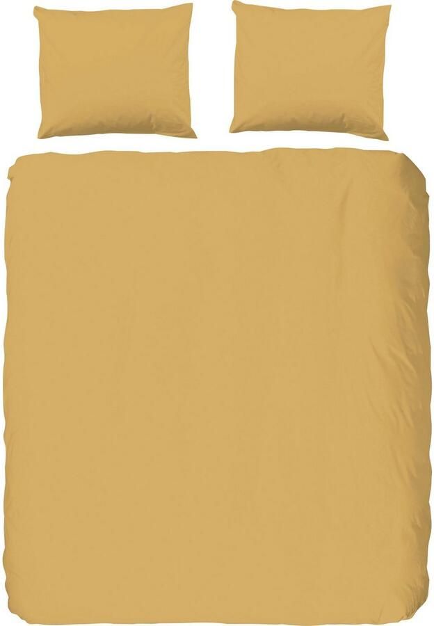 Hip Overtrekset Uni 100% katoen mako-satijn 135x200 effen wit rits (2-delig)