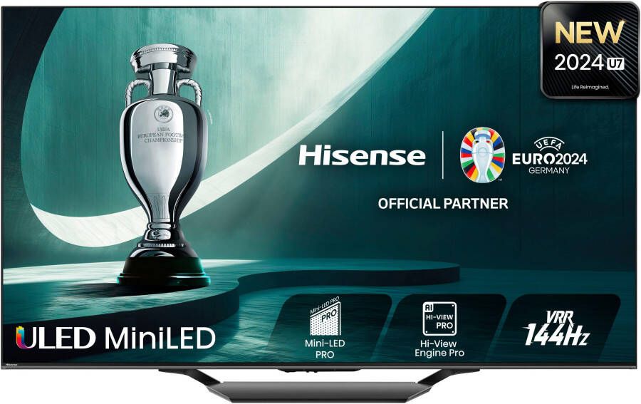 Hisense Mini-led-tv 65U7NQ 164 cm 65" 4K Ultra HD Smart TV 4k uhd uled mini led