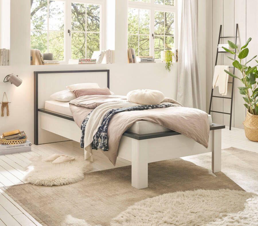 Home affaire 1-persoonsledikant Sherwood van fsc-gecertificeerd houtmateriaal rustieke landelijke stijl