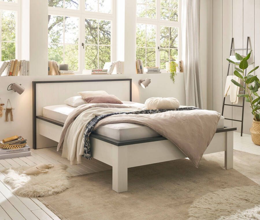 Home affaire 1-persoonsledikant Sherwood van fsc-gecertificeerd houtmateriaal rustieke landelijke stijl