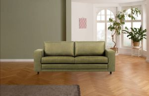 Home affaire 2 5-zitsbank Lestat met zwarte kunststof poten