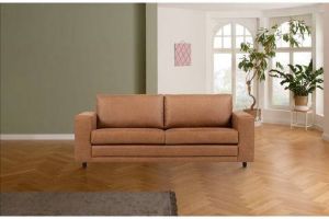 Home affaire 2 5-zitsbank Lestat met zwarte kunststof poten