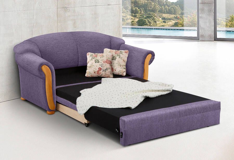 Home affaire 2-zitsbank Milano slaapbank in landhuisstijl comfortabel ligoppervlak 188 124cm