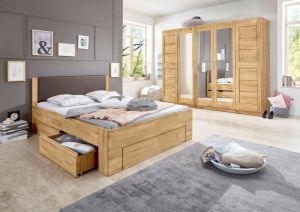 Home affaire Bed Bernett in 4 verschillende breedten.