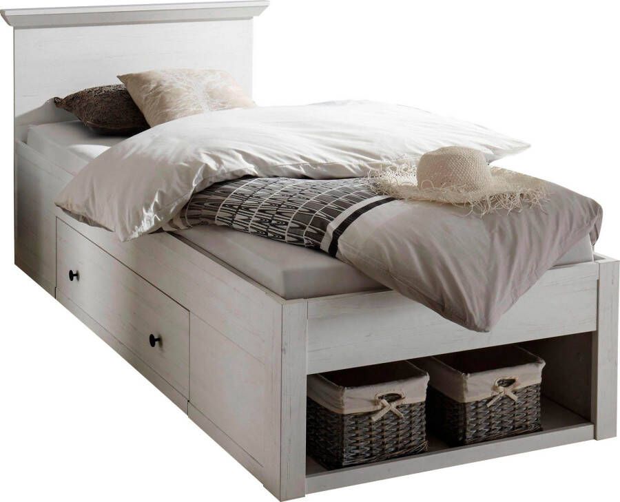 Home affaire Bed California Bedframe in 3 breedtes beschikbaar ligoppervlak 90 140 180 x 200 cm