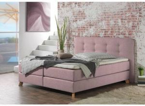 Home affaire Boxspring Cecina in 5 breedten 3 uitvoeringen 2 hardheden capitonnage topmatras