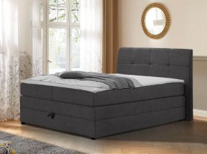 Home affaire Boxspring Finja bijzonder comfortabele lighoogte met praktische bedkist (4 stuks)