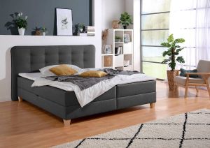 Home affaire Boxspring inclusief topmatras van koudschuim en bedkist