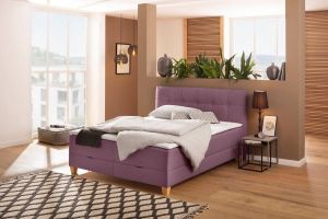 Home affaire Boxspring Lonrai in 2 matrassoorten en 4 kleuren incl. topmatras en bedkist