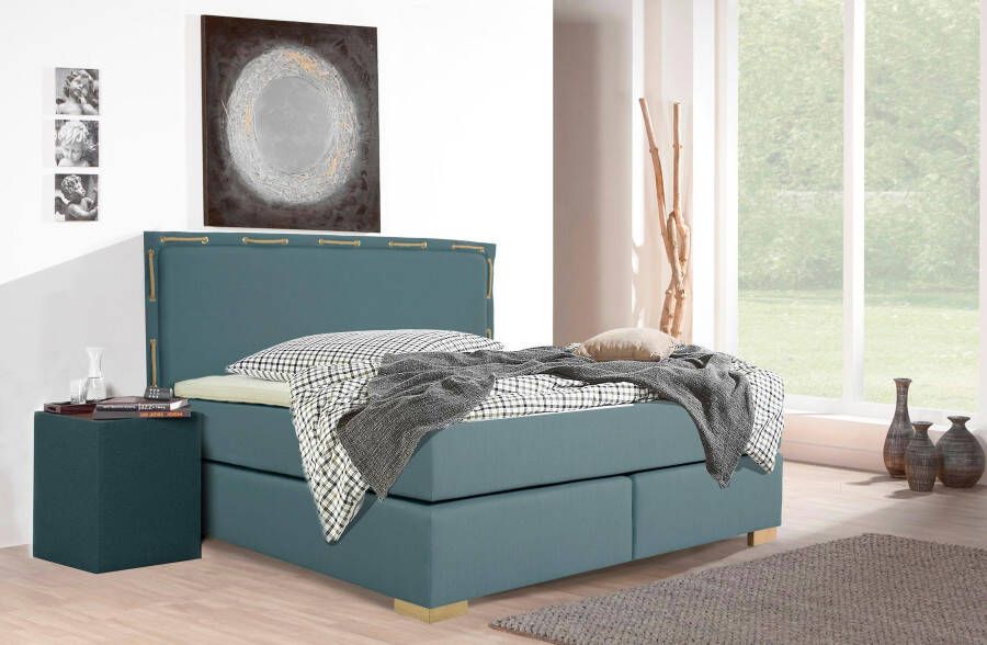 Home affaire Boxspring Marlou incl. topmatras 3 breedten 3 hardheid-uitvoeringen