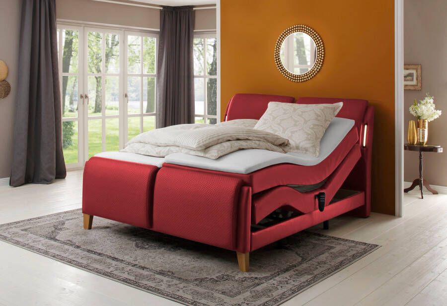 Home affaire Boxspring Messina2 Ligcomfort elektrisch verstelbaar