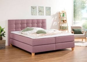 Home affaire Boxspring Moulay incl. topmatras in extra lang 220 cm 3 hardheden ook in h4