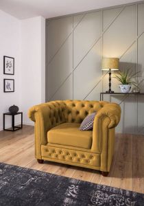 Home affaire Chesterfield-fauteuil New Castle hoogwaardige capitonnage bxdxh: 104x86x72 cm