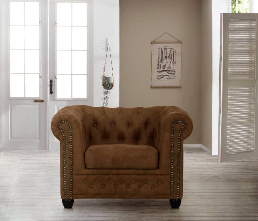 Home affaire Chesterfield-fauteuil Rysum geschikt voor de "rysum" serie b d h: 94 86 72 cm