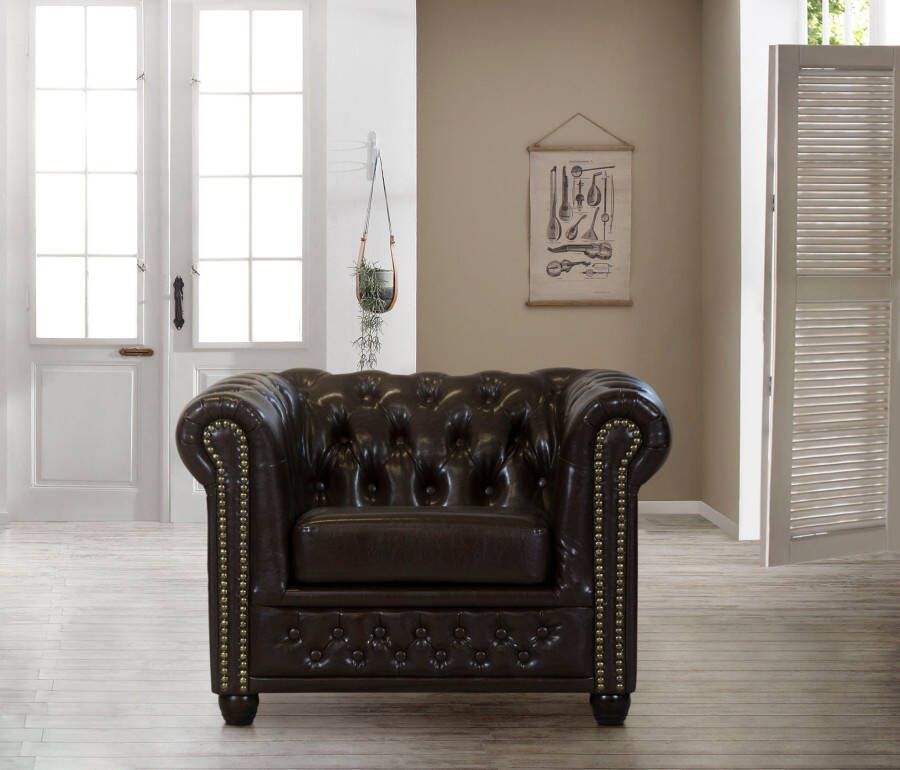 Home affaire Chesterfield-fauteuil Rysum geschikt voor de "rysum" serie b d h: 94 86 72 cm