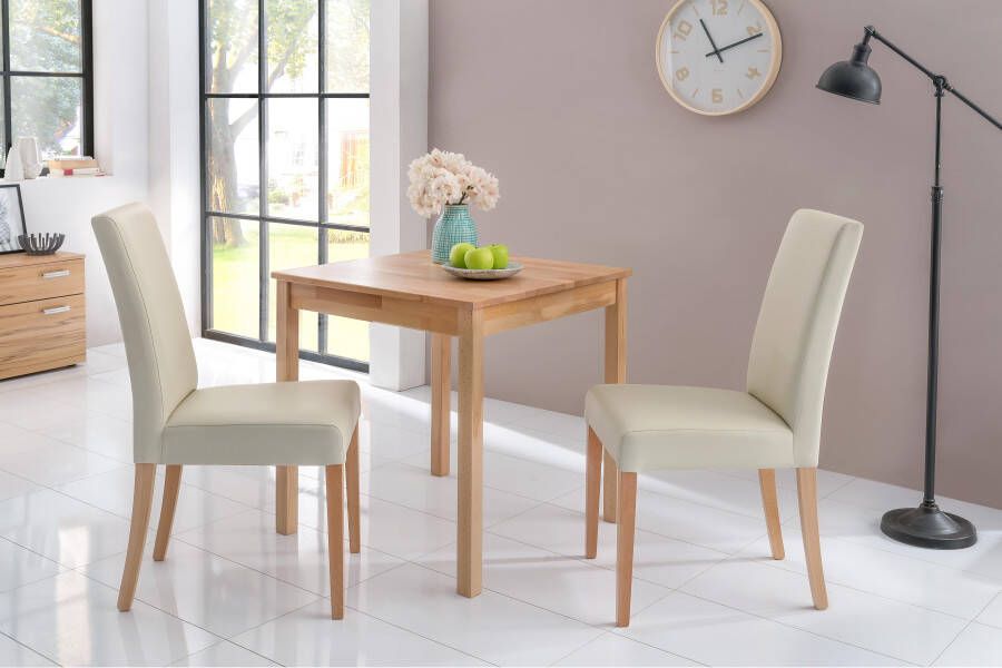 Home affaire Eethoek Lea TOPSELLER! Massief hout verschillende uitvoeringen beschikbaar (set 3-delig)