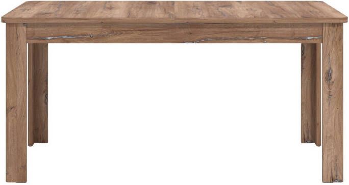 Home affaire Eettafel Jersey 160 cm uitschuifbaar tafelblad tot 200 cm