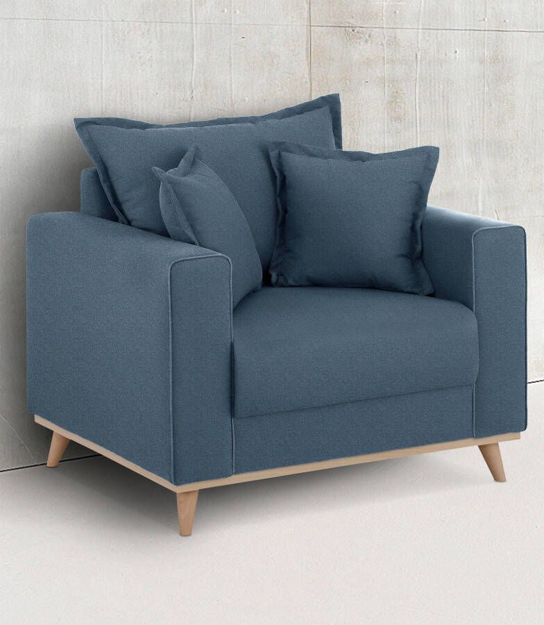 Home affaire Fauteuil EDINA ook in katoenmix-overtrekstof in scandinavische stijl