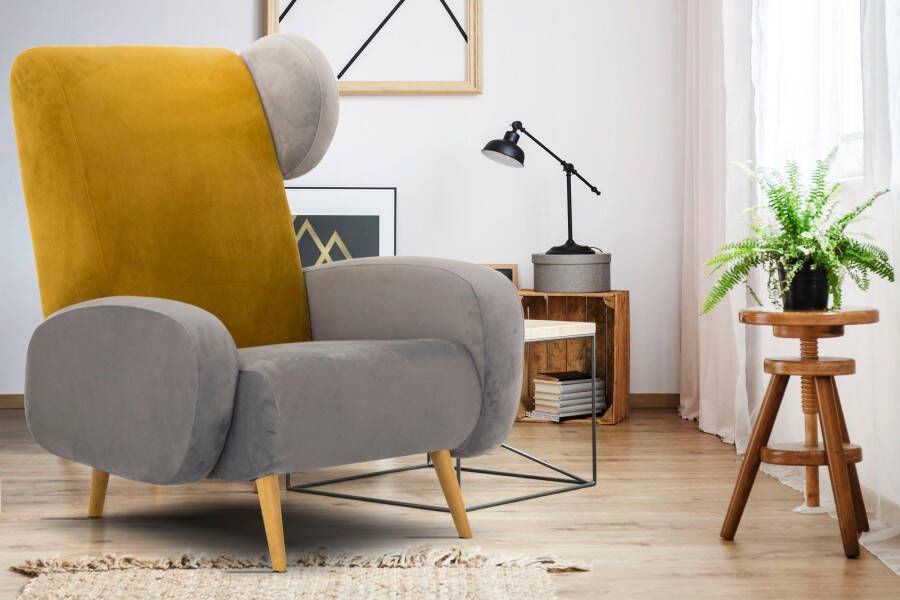 Home affaire Fauteuil Gox in buitengewoon stijlvolle look