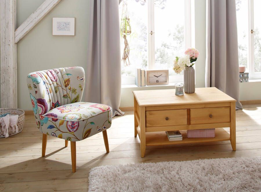 Home affaire Fauteuil Indus drie verschillende varianten met leuke beklede zitting zithoogte 47 cm