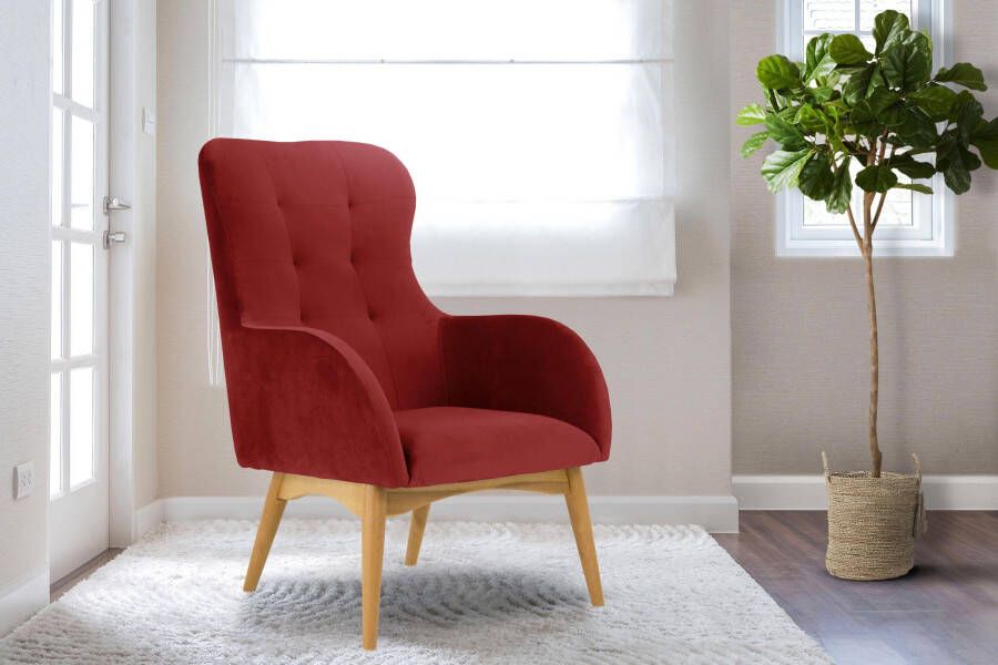 Home affaire Fauteuil Leonarda fijne quilten in de rug