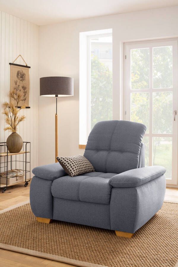 Home affaire Fauteuil Lotus home naar keuze met verstelbare hoofdsteun en aqua clean-bekleding