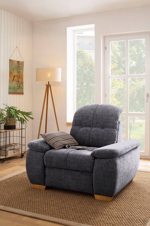 Home affaire Fauteuil Lotus home naar keuze met verstelbare hoofdsteun en aqua clean-bekleding