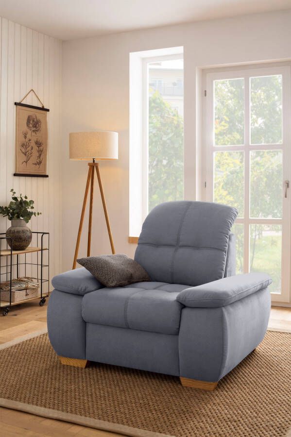 Home affaire Fauteuil Lotus home naar keuze met verstelbare hoofdsteun en aqua clean-bekleding