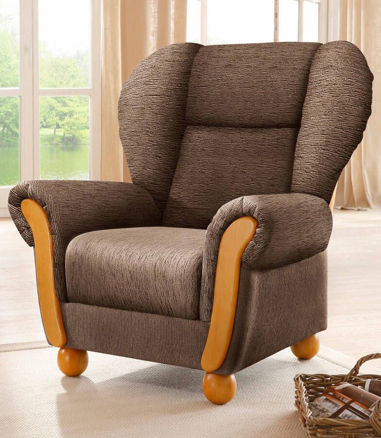 Home affaire Fauteuil Milano Hoge leunstoel (set)