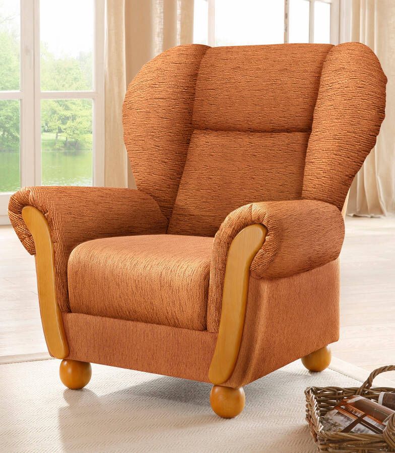 Home affaire Fauteuil Milano Hoge leunstoel (set)