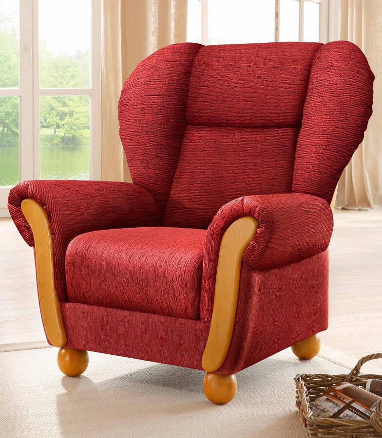 Home affaire Fauteuil Milano Hoge leunstoel (set)