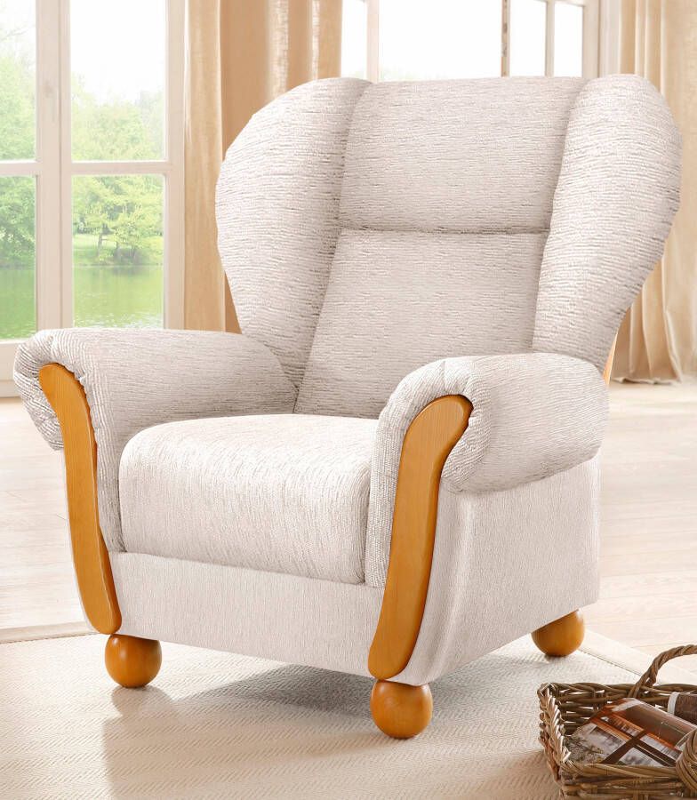 Home affaire Fauteuil Milano Hoge leunstoel (set)