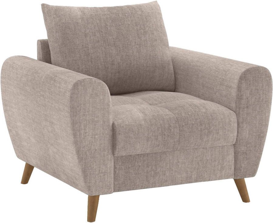 Mr. Couch Home affaire Fauteuil Penelope luxe Passend bij de set met koudschuimvering tot 140 kg belastbaar