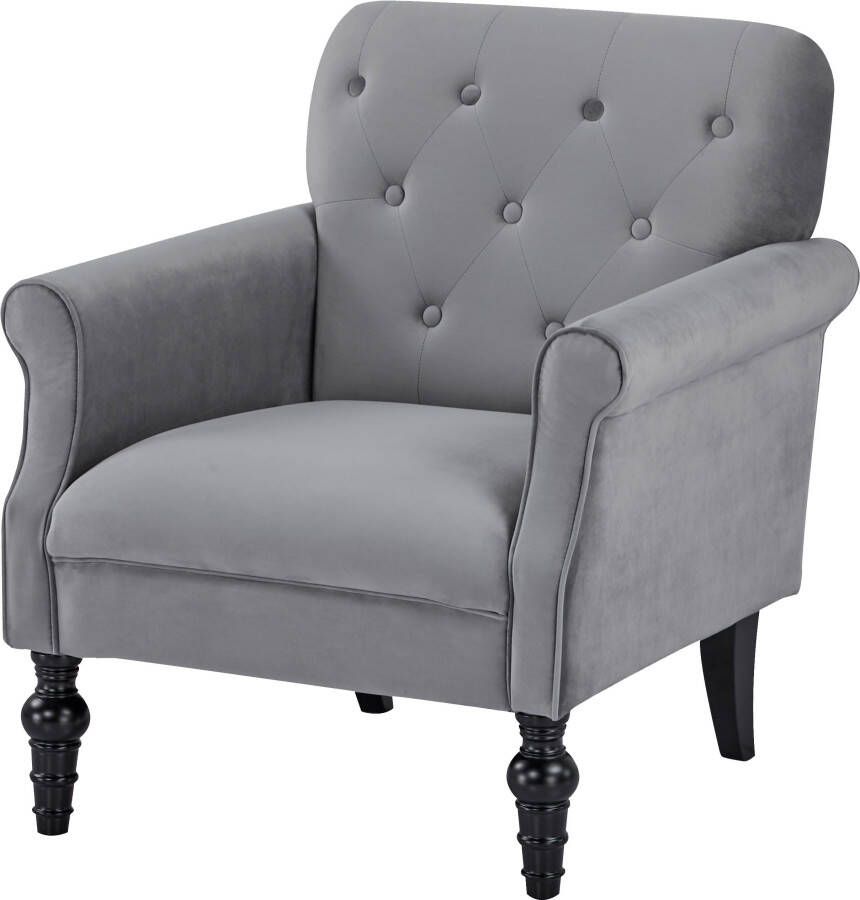 Home affaire Fauteuil RANNA fauteuil woonkamer in Chesterfield-look