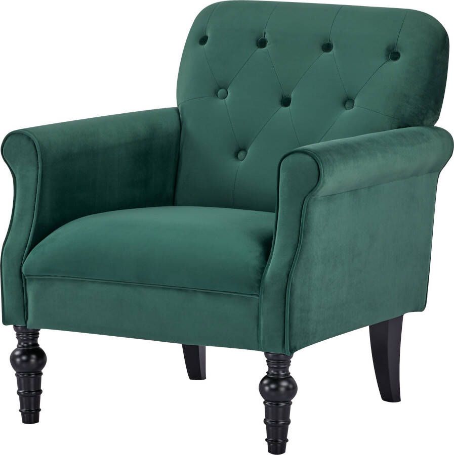 Home affaire Fauteuil RANNA fauteuil woonkamer in Chesterfield-look