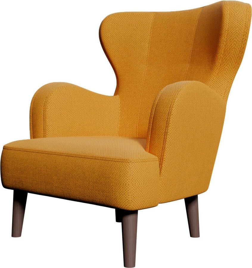 Home affaire Fauteuil Sicilia moderne oorfauteuil vleugelstoel