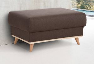 Home affaire Hocker EDINA ook in katoenmix-overtrekstof in scandinavische stijl
