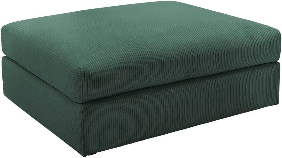 Home affaire Hocker Soft&Cosy XL van ribfluweel