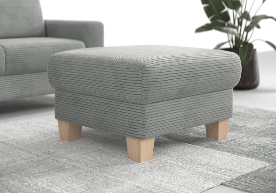 Home affaire Hocker Summer met bergruimte cord-bekleding
