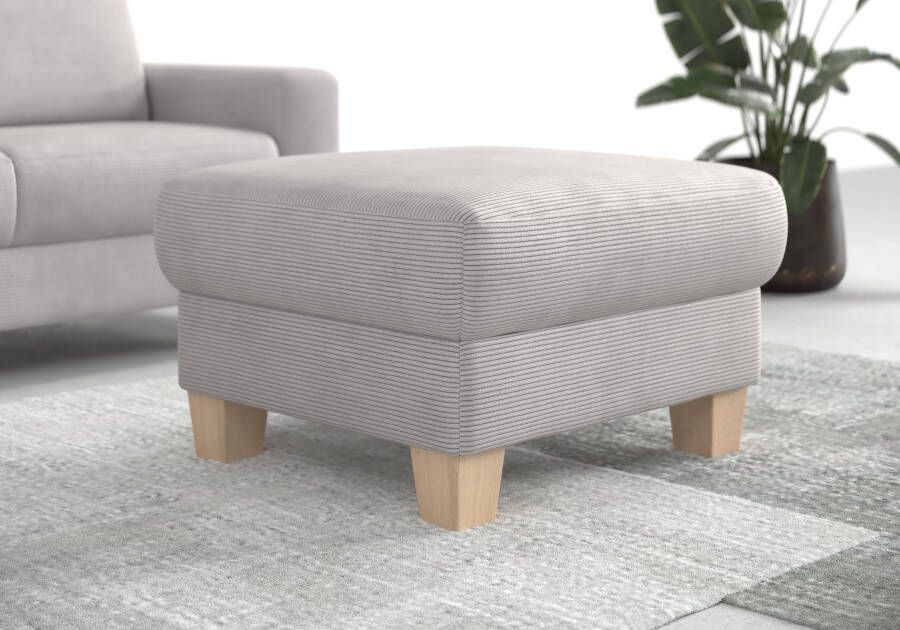 Home affaire Hocker Summer met bergruimte cord-bekleding