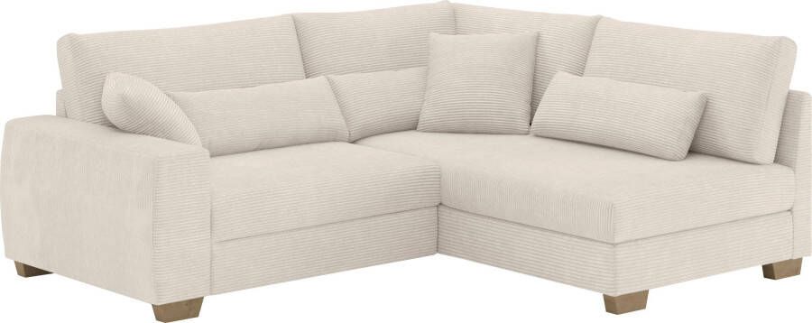 Mr. Couch Home affaire Hoekbank Helena Met binnenvering optioneel met bed en pocketvering