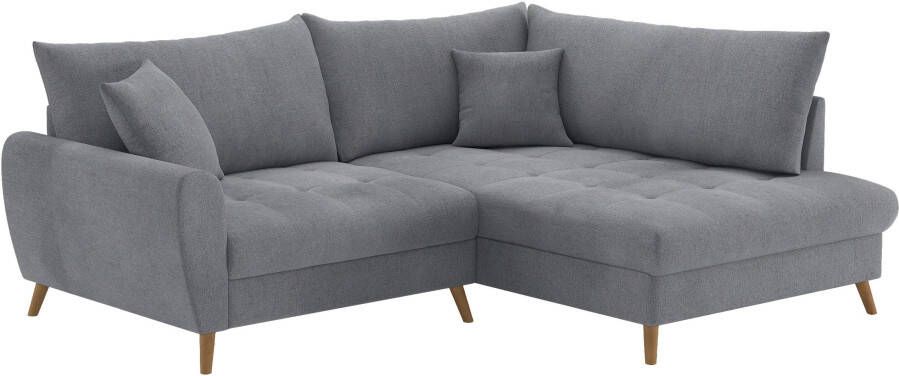 Mr. Couch Home affaire Hoekbank Penelope luxe Met koudschuimvering tot 140 kg belastbaar