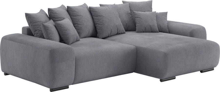 Mr. Couch Home affaire Hoekbank Riveo Doorlopende slaper met EasyBett-slaapfunctie bedlade