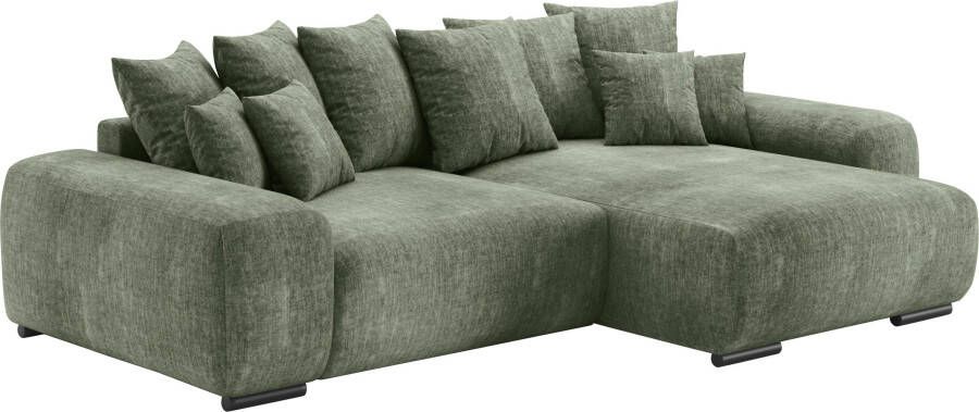 Mr. Couch Home affaire Hoekbank Sundance II Doorlopende slaper met EasyBett-slaapfunctie bedlade